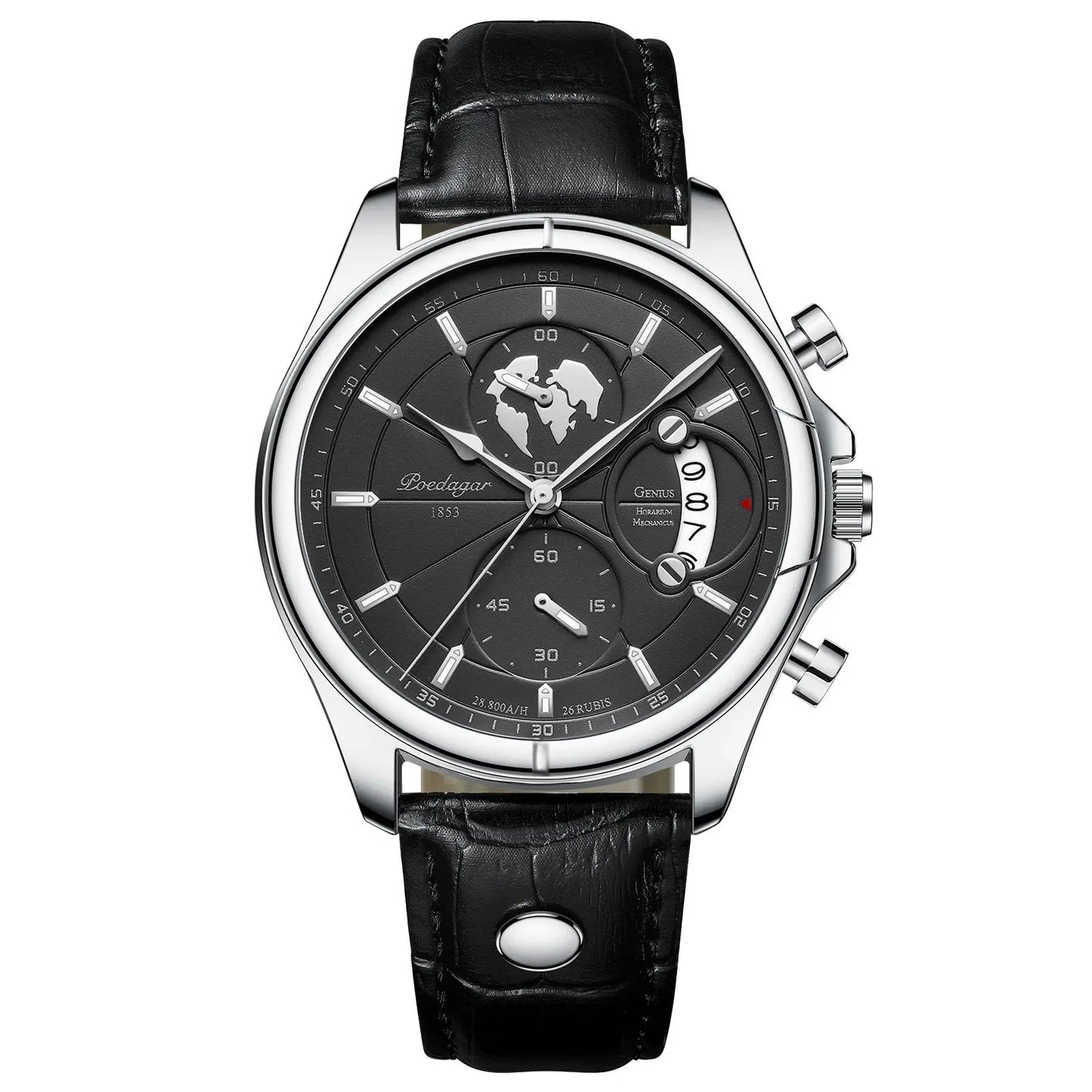Poedagar Classic Chronograph Watch